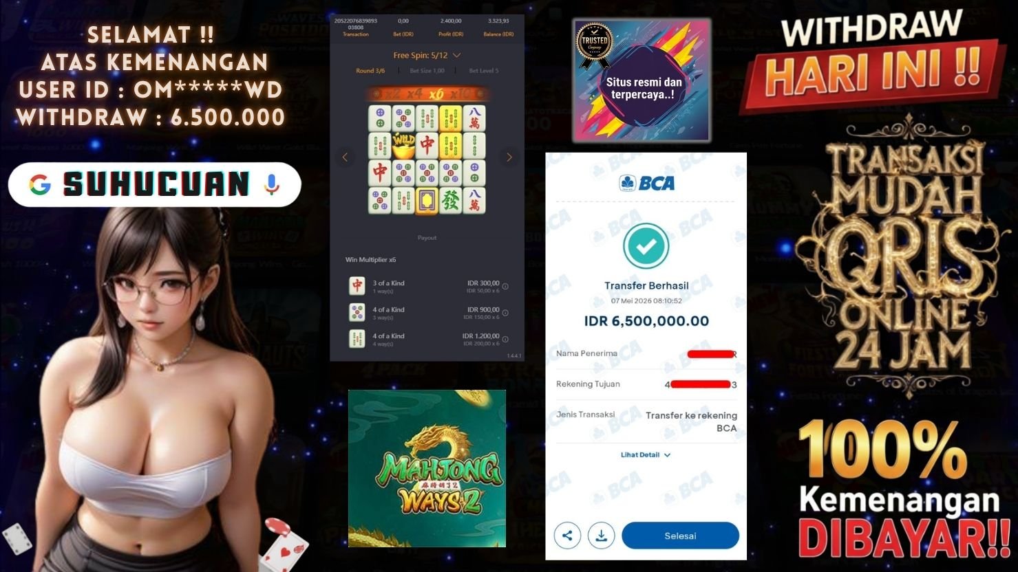 SUHUCUAN JACKPOT SLOT MAHJONG WAYS 2